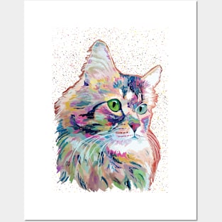 Cat Painting Posters and Art